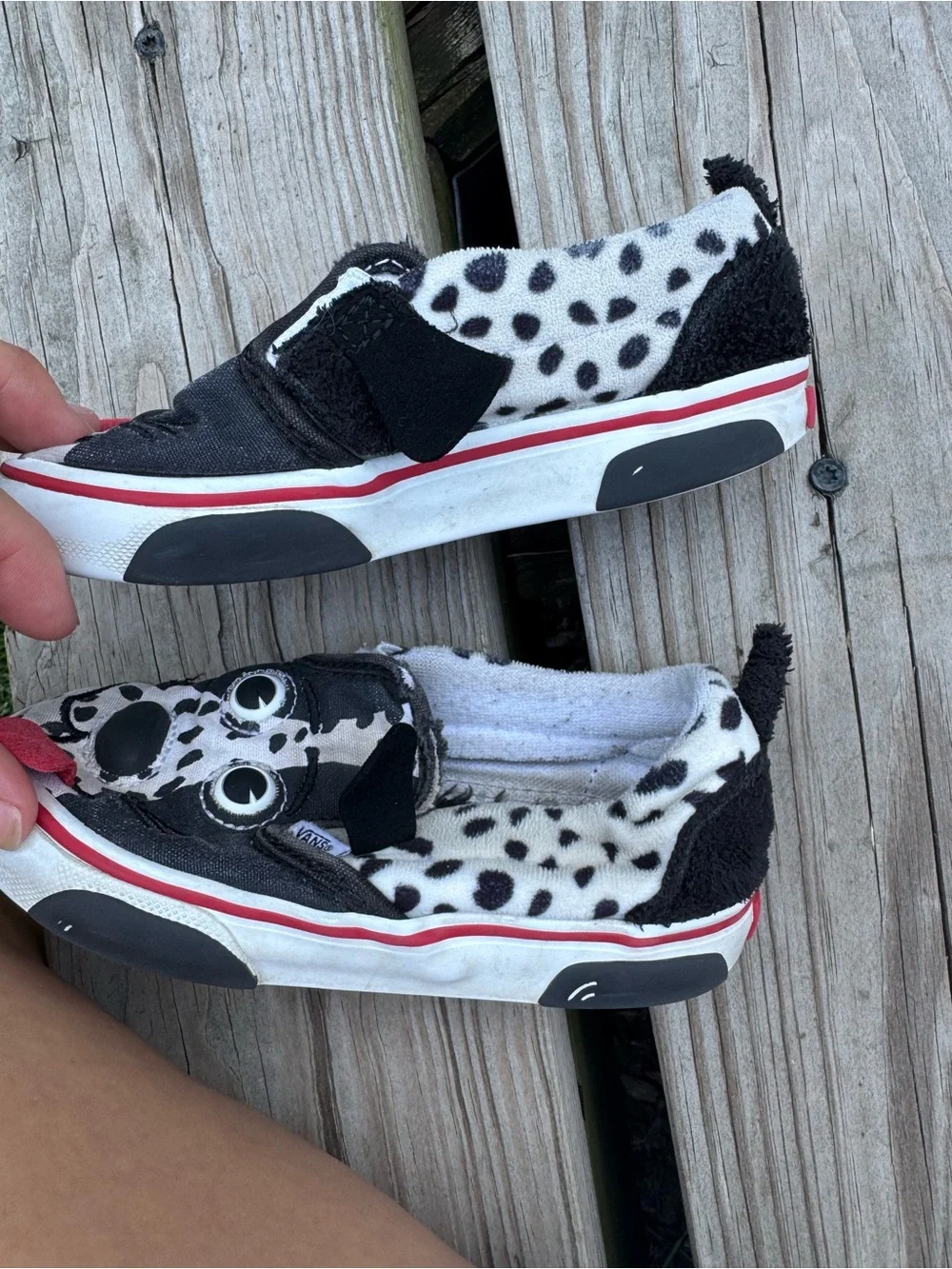 Toddler Dalmatian Vans slip-on Sneakers